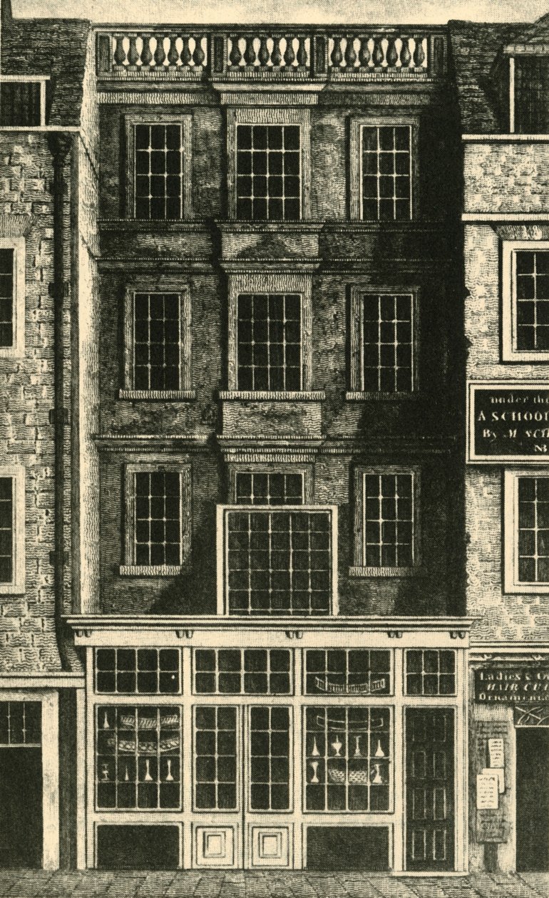 Jonathan Wilds hus, 1813, 1925. av Unbekannt