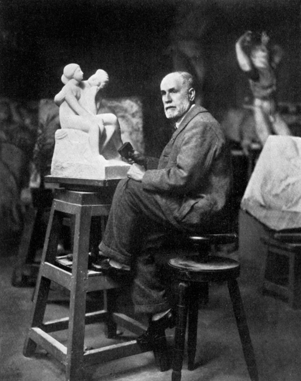 Joseph-Antoine Bernard 1866-1931, fransk skulptör, 1931 av Unbekannt