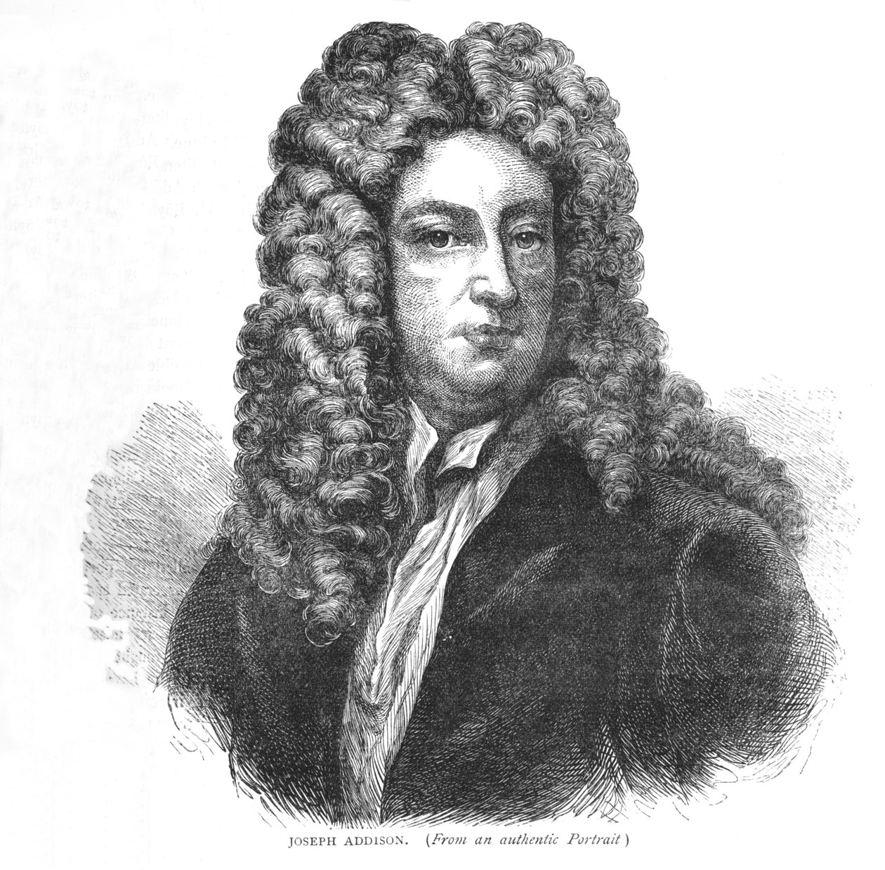Joseph Addison, engelsk författare och politiker, c1870 1878 av Unbekannt
