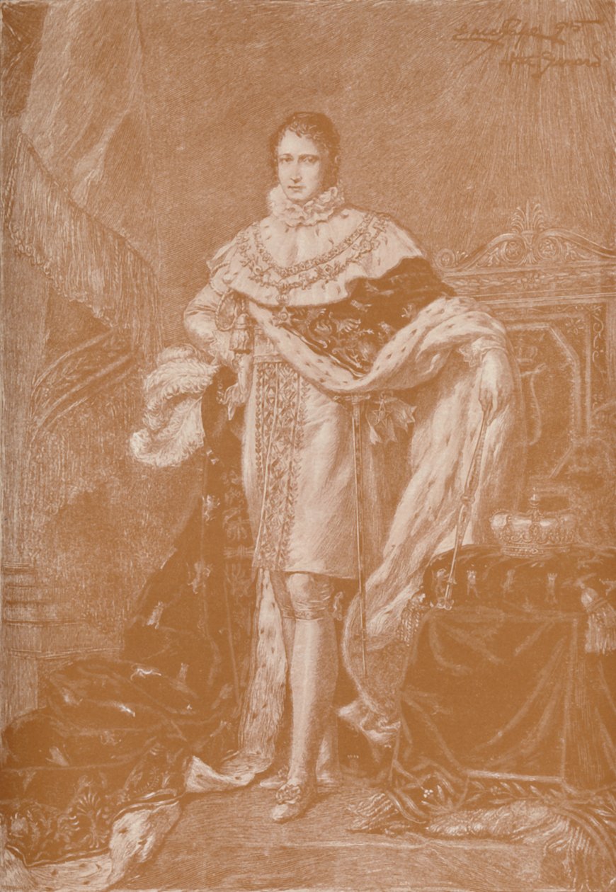 Joseph Bonaparte - Kung av Neapel, kung av Spanien, Comte De Survilliers, c1808, 1896 av Unbekannt