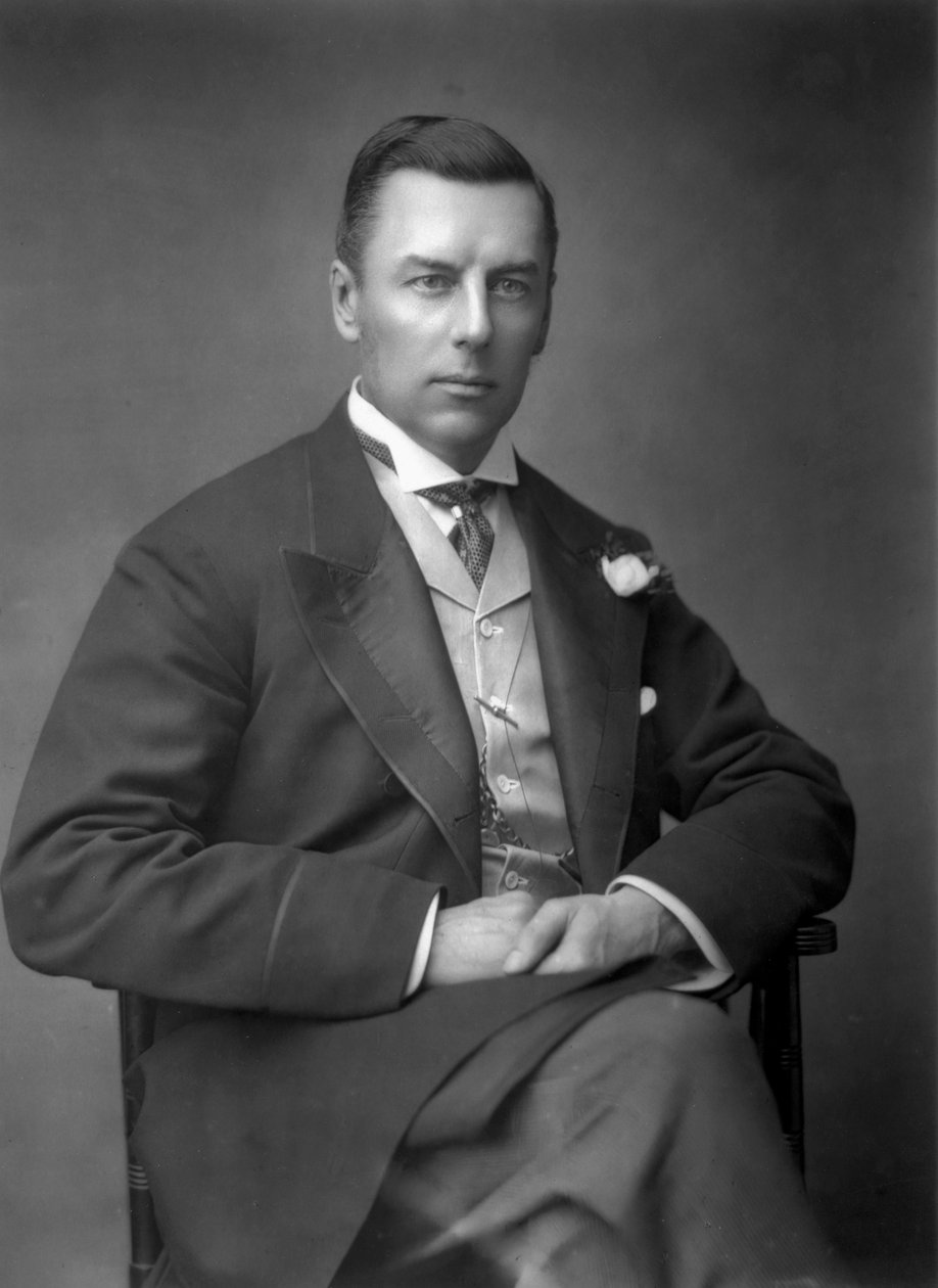 Joseph Chamberlain. Engelsk affärsman, politiker och statsman, sent 1800-tal av Unbekannt