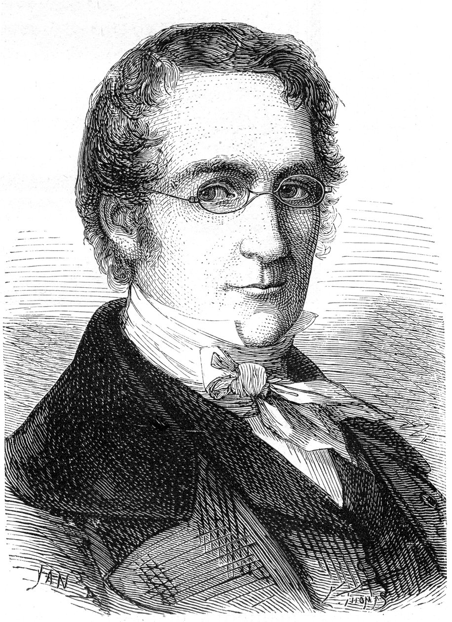 Joseph Louis Gay-Lussac, fransk kemist, fysiker och ballongfarare, c1870 av Unbekannt