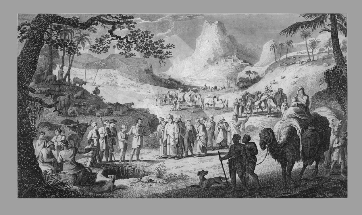 Joseph såldes av sina bröder, 1818. av Unbekannt