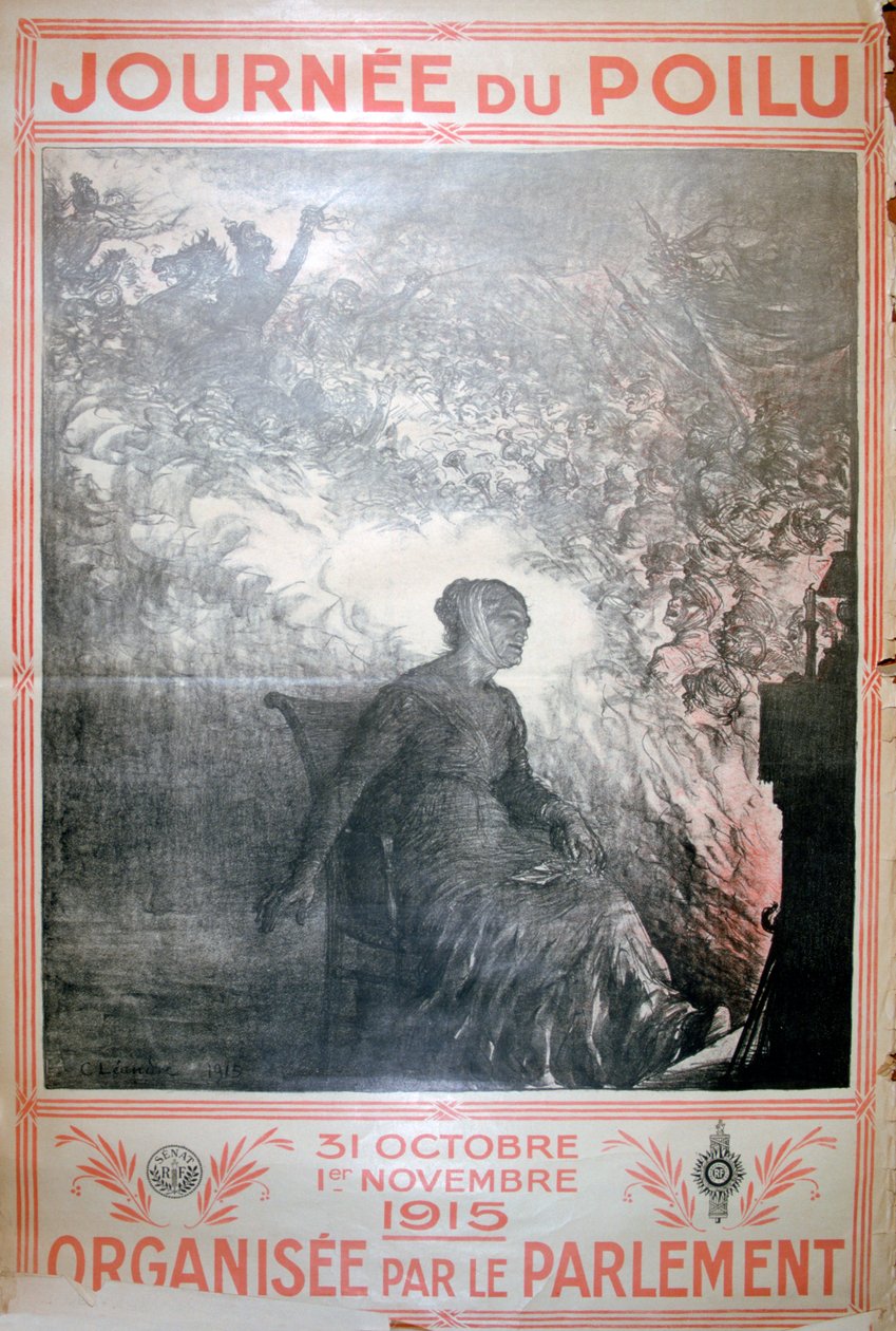 Hairy Day, 31 oktober-1 november 1915, fransk affisch från första världskriget, 1915 av Unbekannt