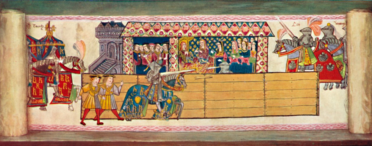 Jouster i Westminster. 13 februari 1510, 1511, 1903 av Unbekannt