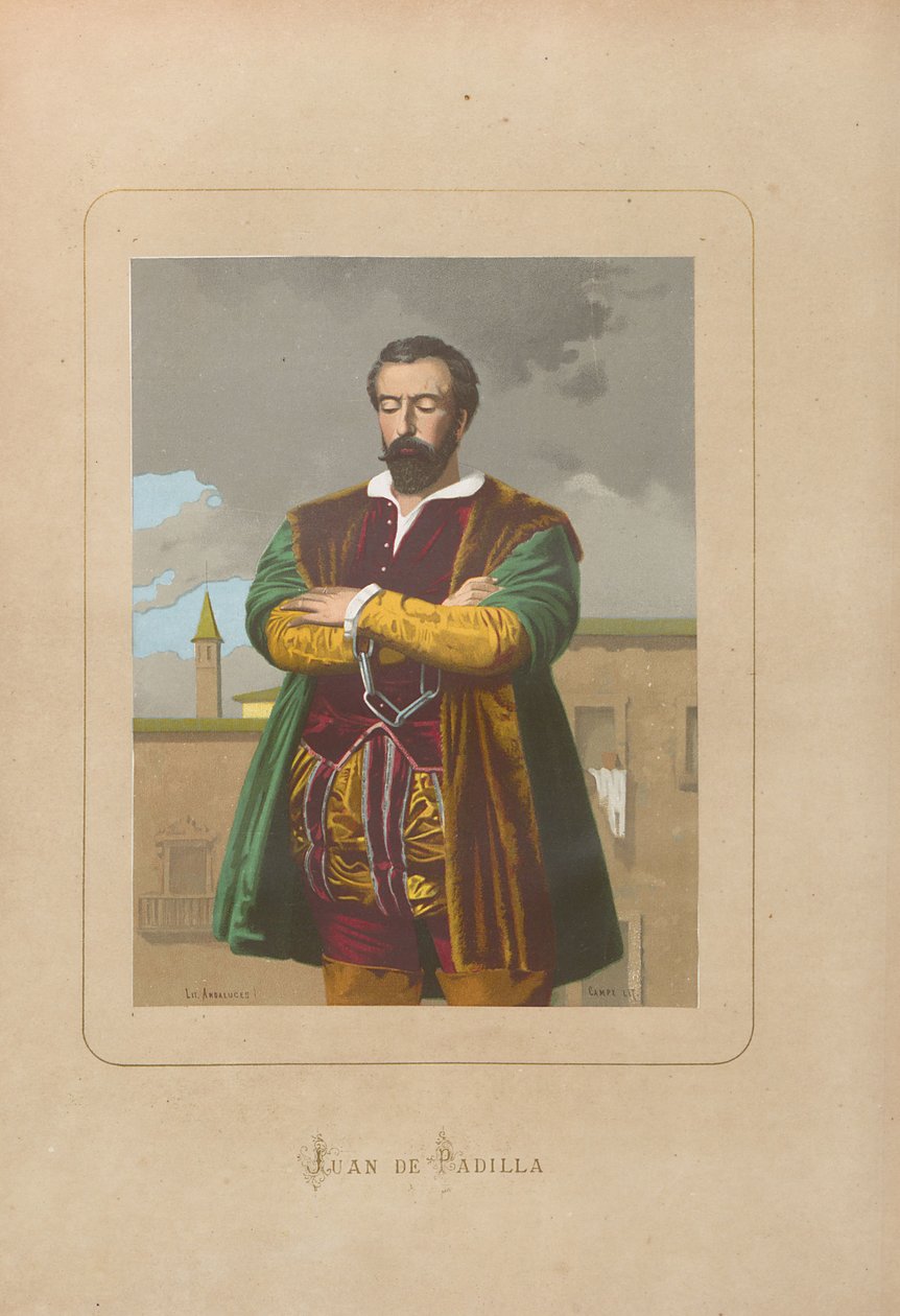 John av Padilla. Ur: Berömda män och kvinnor genom tiderna av Juan Landa, 1875-1877. av Unbekannt