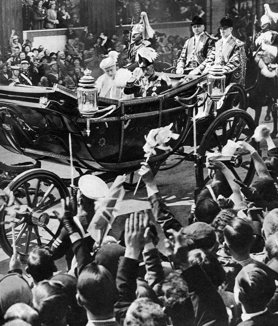 Jubileumsjubel för kungen och drottningen, 1935 av Unbekannt