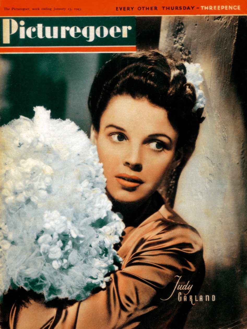 Judy Garland 1922-1969, amerikansk skådespelerska och sångerska, 1943 av Unbekannt
