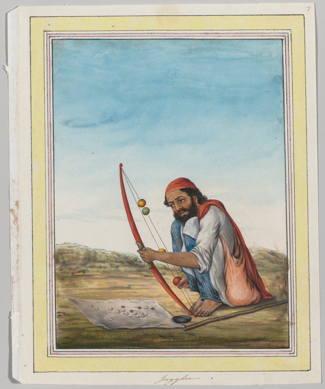 Jonglör, c. 1840. av Unbekannt
