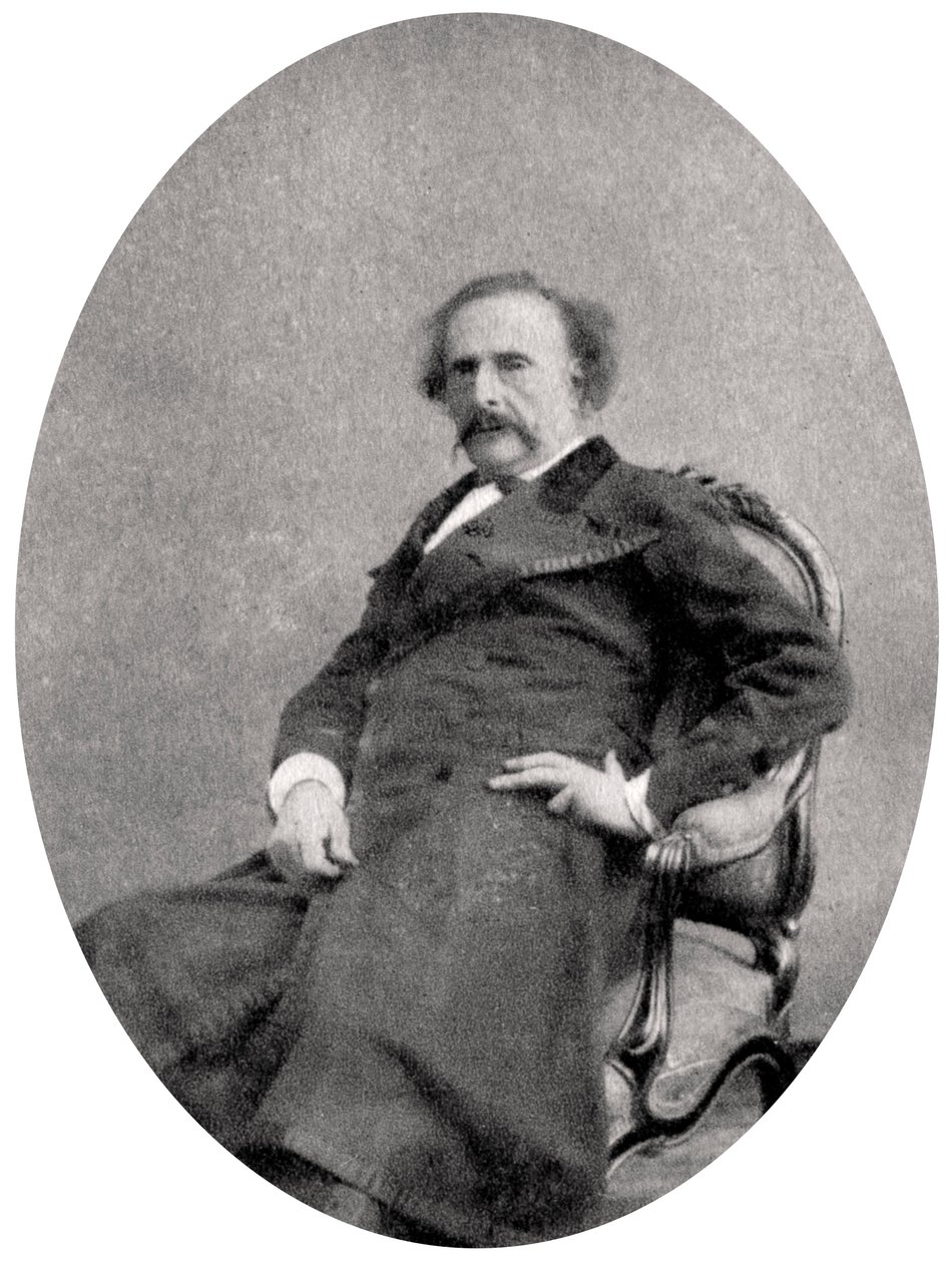 Jules Amedee Barbey dAurevilly, fransk romanförfattare och novellförfattare, 1889 av Unbekannt