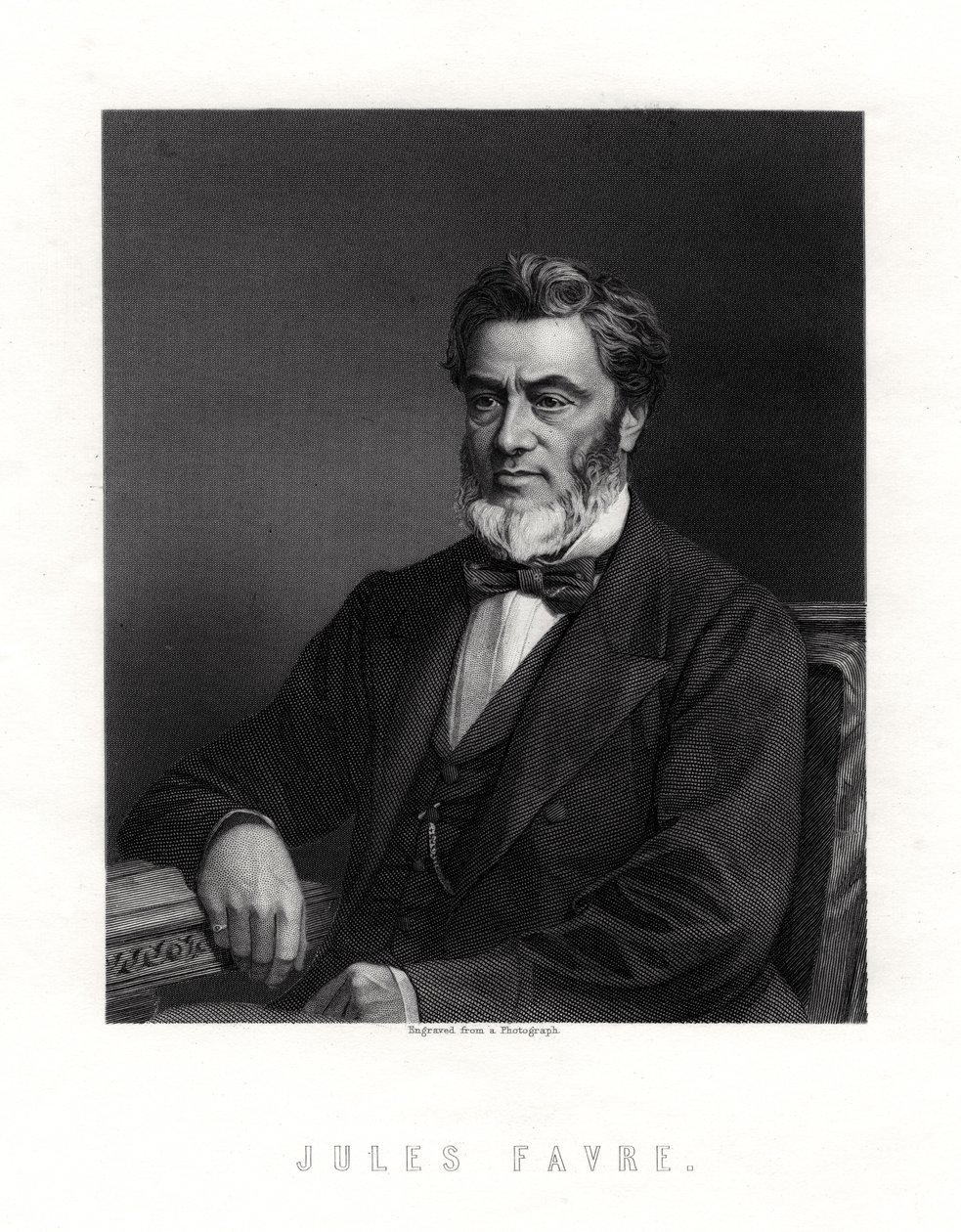 Jules Claude Gabriel Favre, fransk statsman, 1800-talet av Unbekannt