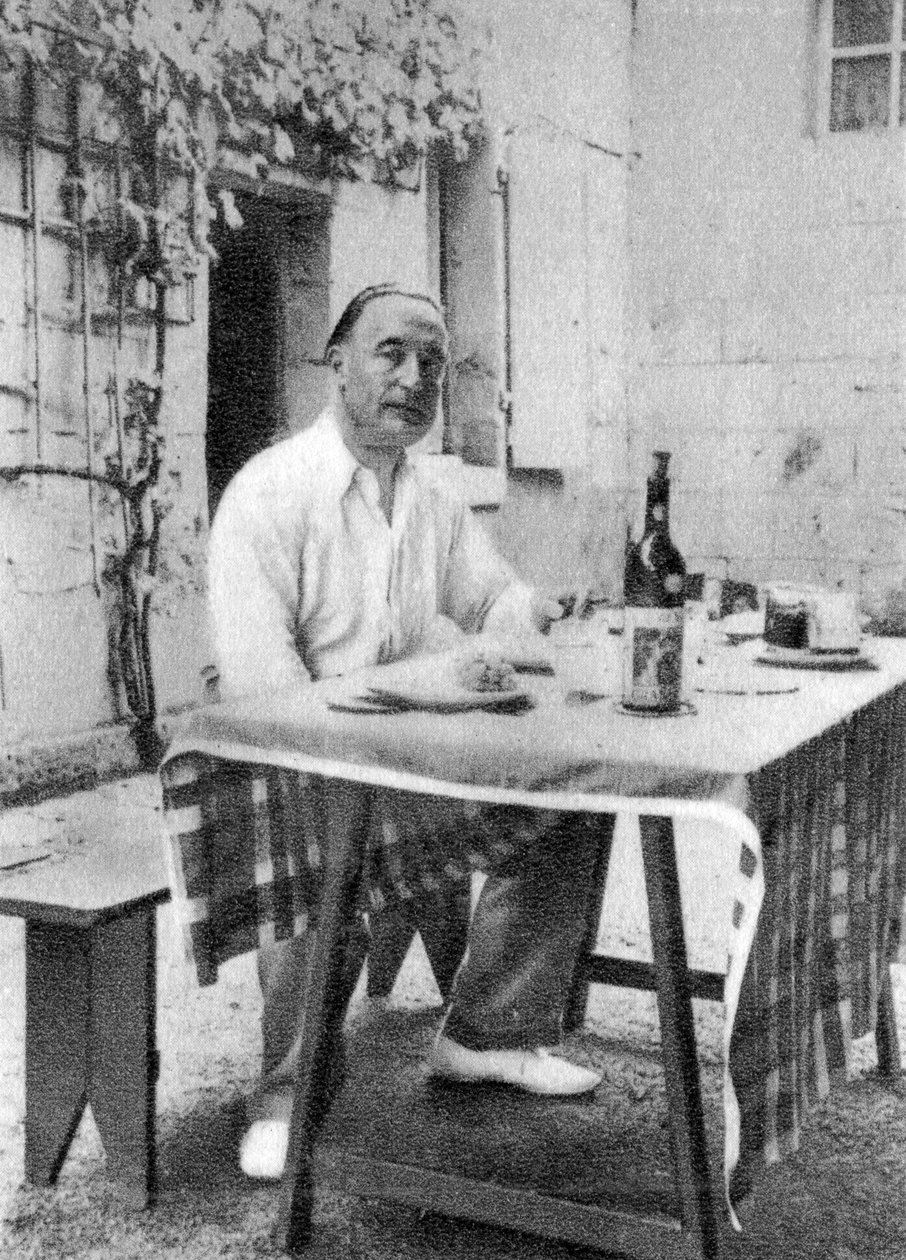 Jules Romains, fransk poet och författare, 1935 av Unbekannt