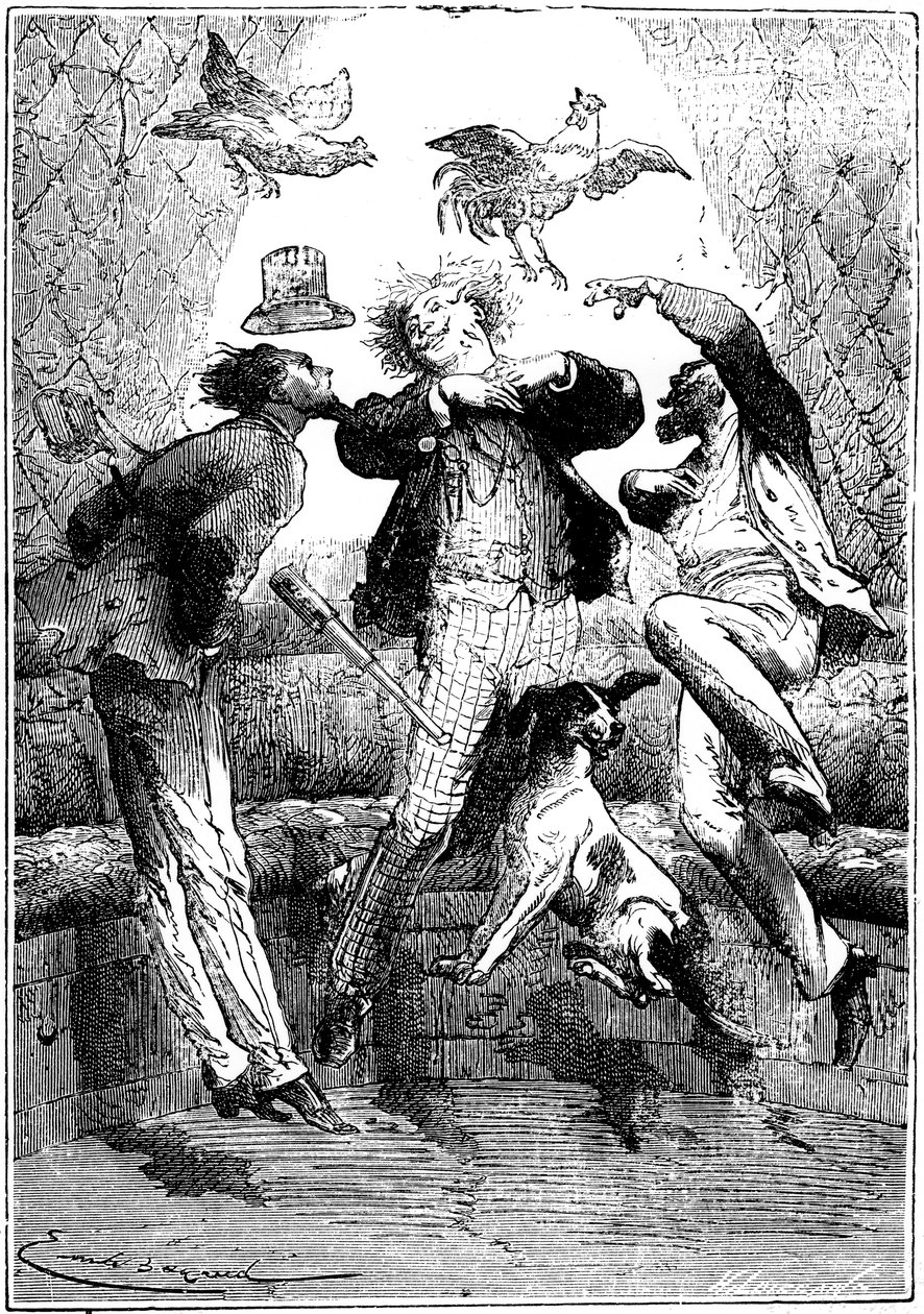 Jules Verne 1828-1905 Runt månen, 1865 av Unbekannt