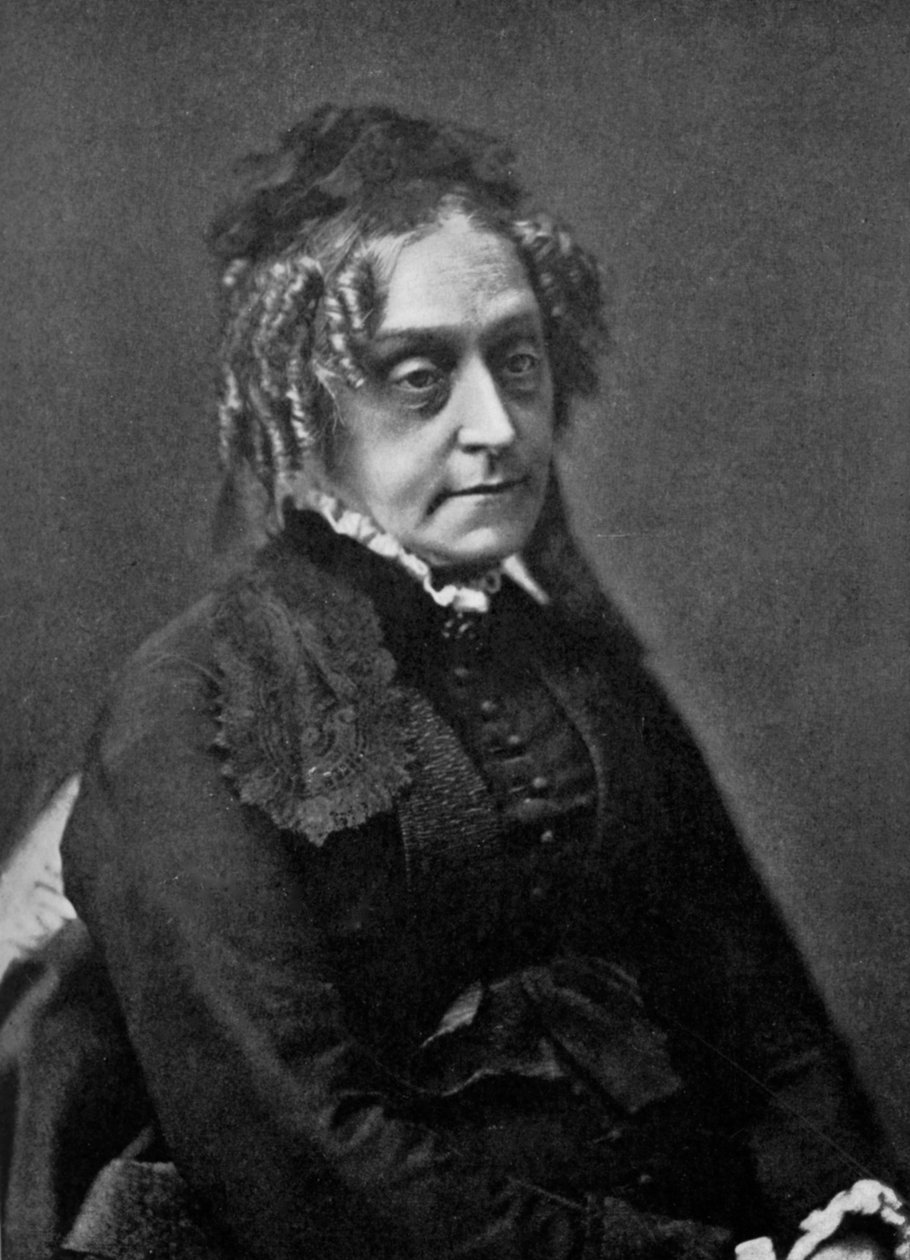Julia Kean Fish, hustru till den amerikanske statsmannen Hamilton Fish, sent 1800-tal, 1908 av Unbekannt