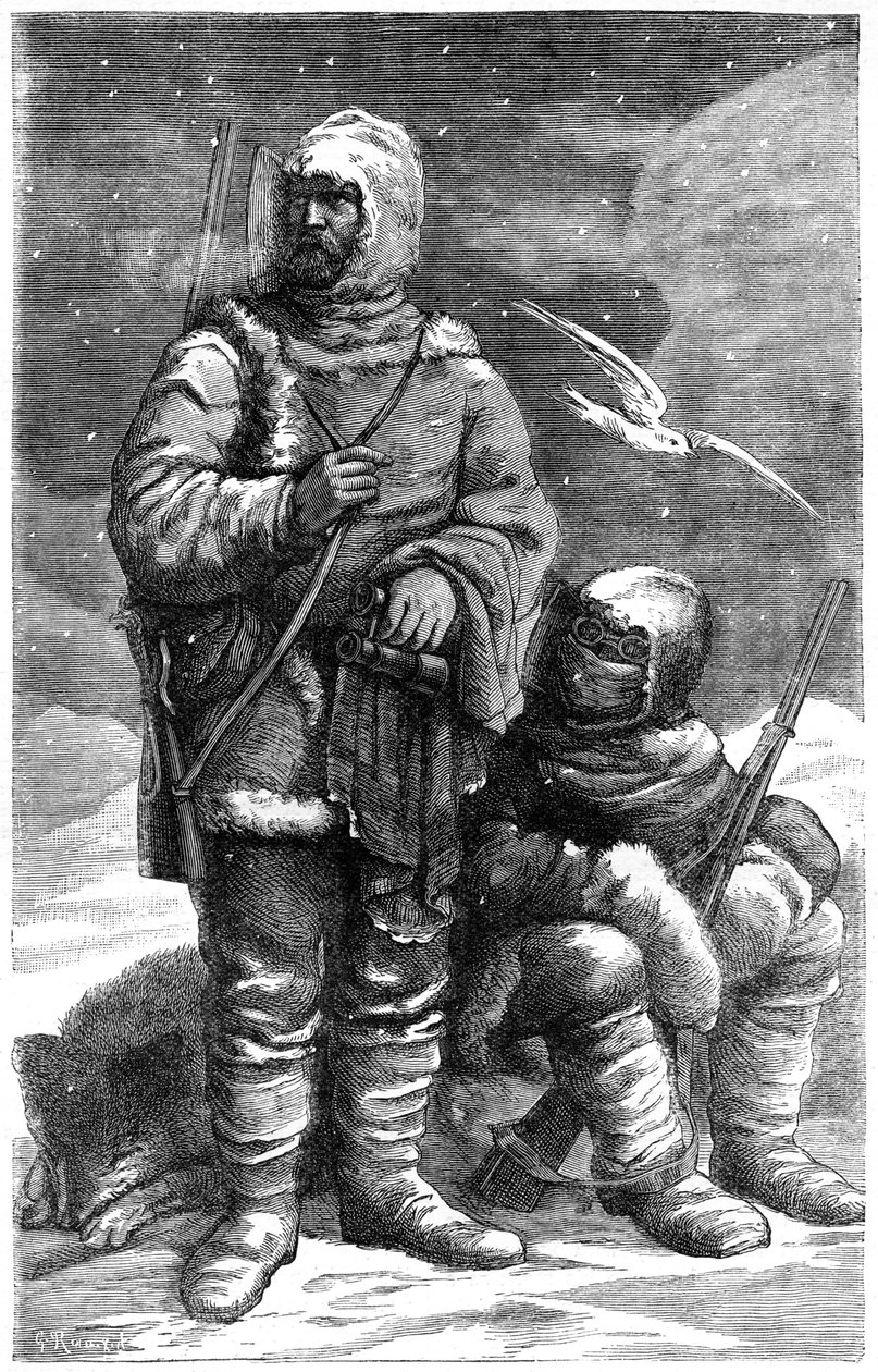 Julius Payer 1841-1915, österrikisk-ungersk arktisk upptäcktsresande och landskapskonstnär, 1800-talet av Unbekannt