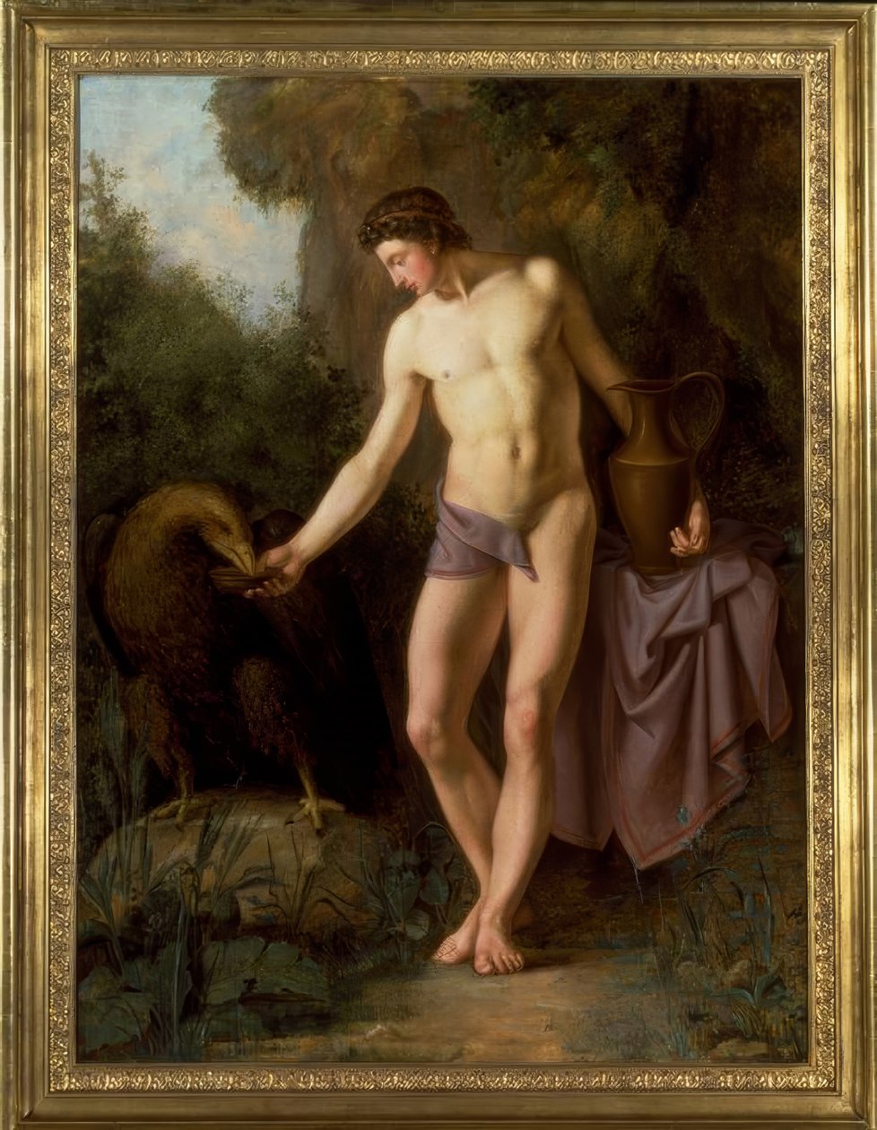 Jupiter och Ganymedes av Unbekannt