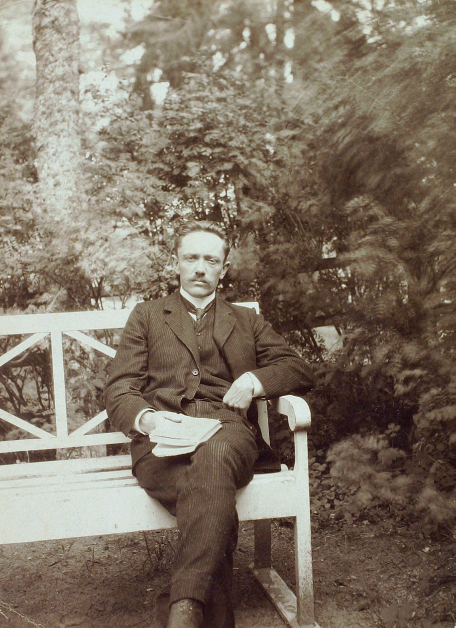 Jurgis Baltrusaitis, litauisk poet, tidigt 1900-tal av Unbekannt