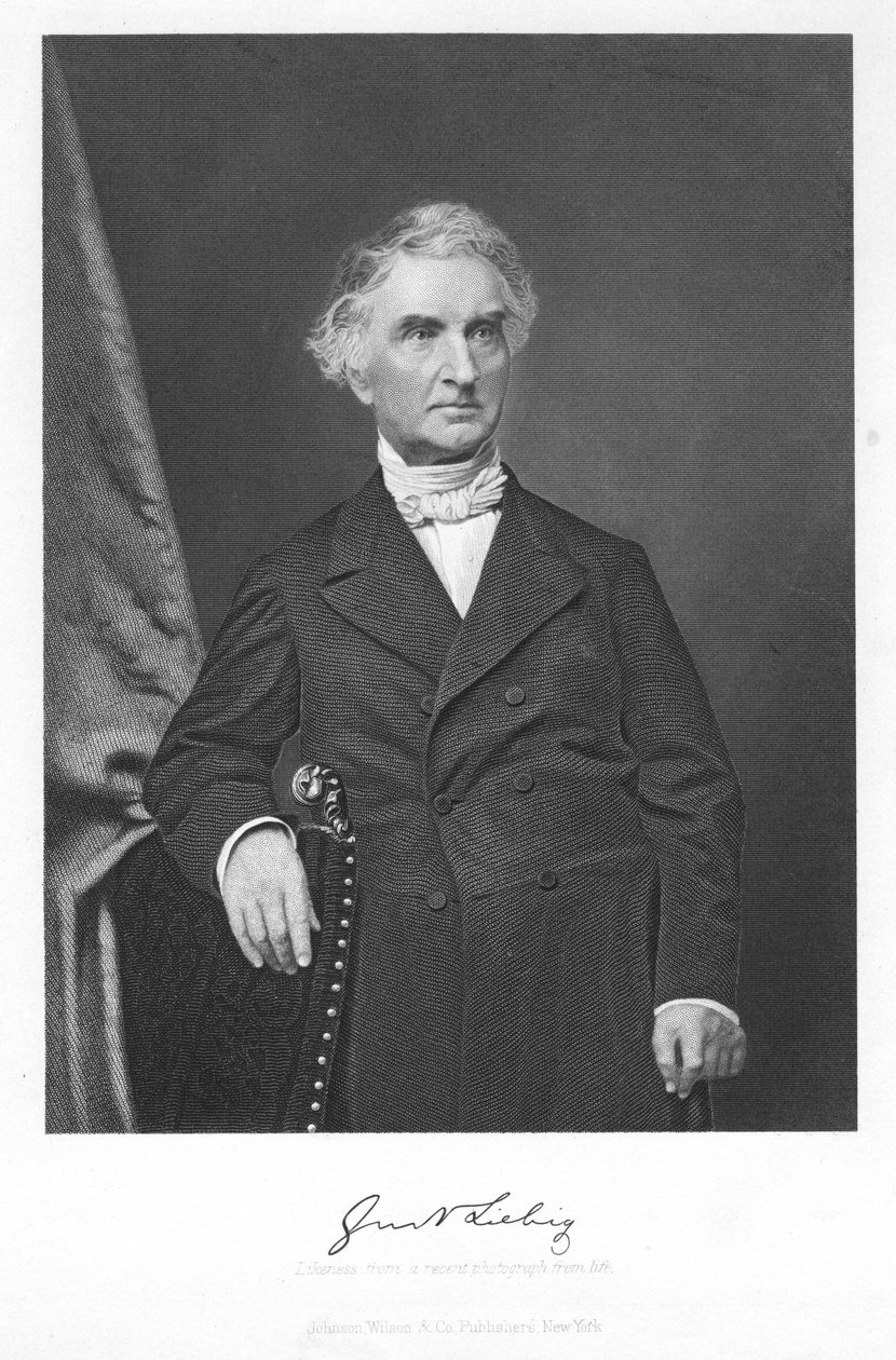 Justus von Liebig, tysk kemist från 1800-talet av Unbekannt