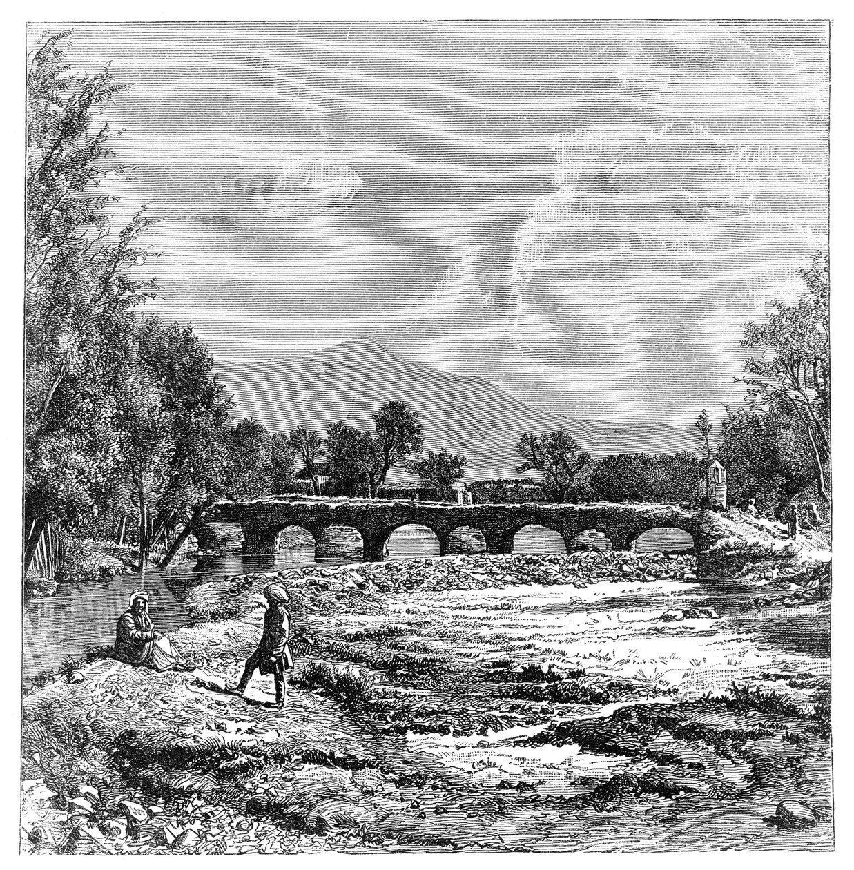 Kabulfloden, Afghanistan, 1895 av Unbekannt