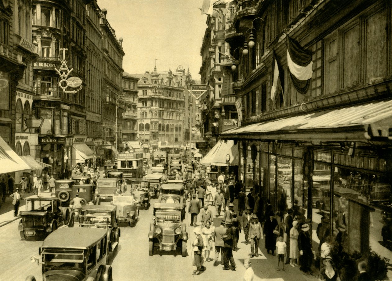 Karntner Strasse, Wien, Österrike, c1935. av Unbekannt