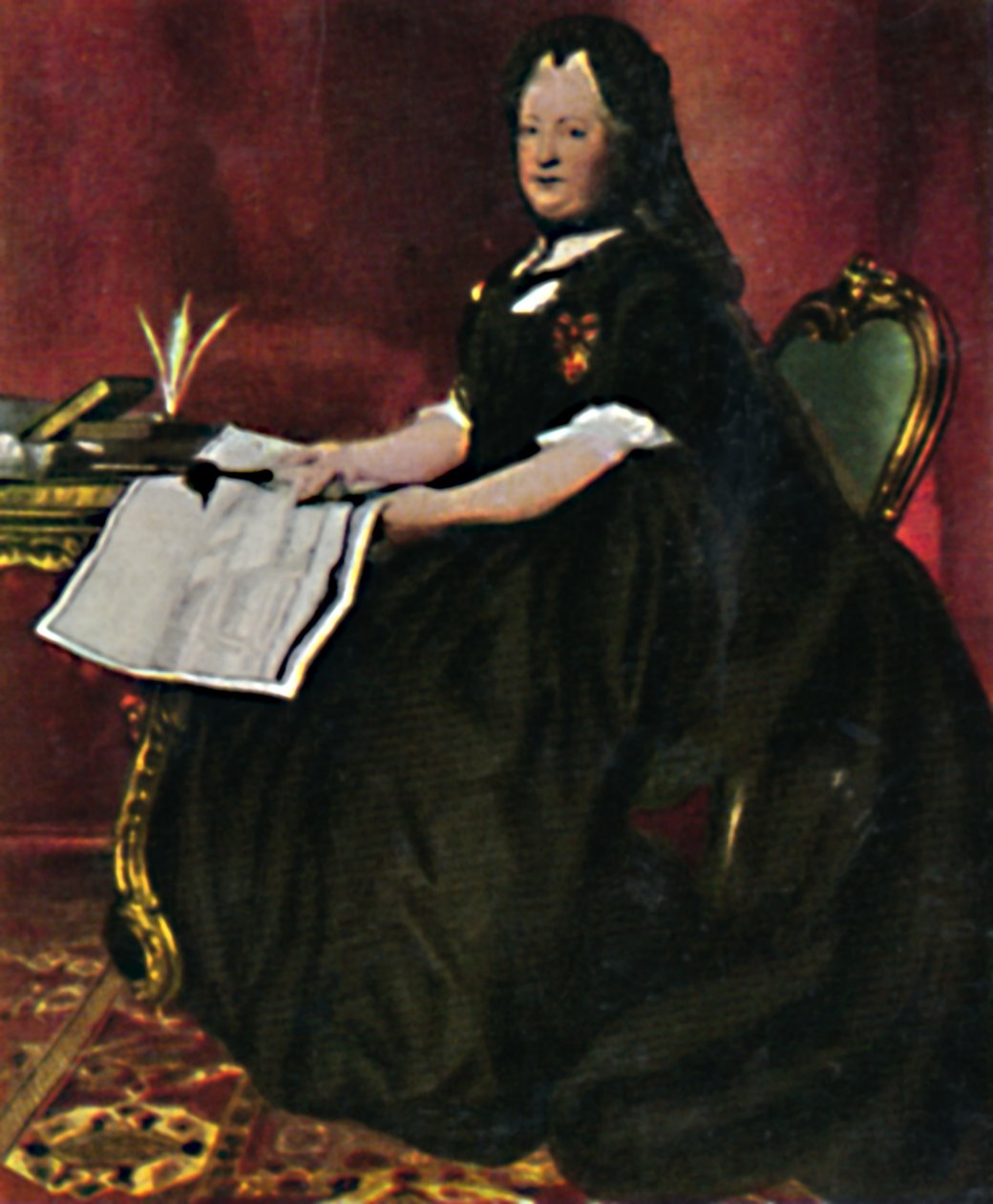 Kejsarinnan Maria Theresia 1717-1780. - Målning av Maron, 1934. av Unbekannt