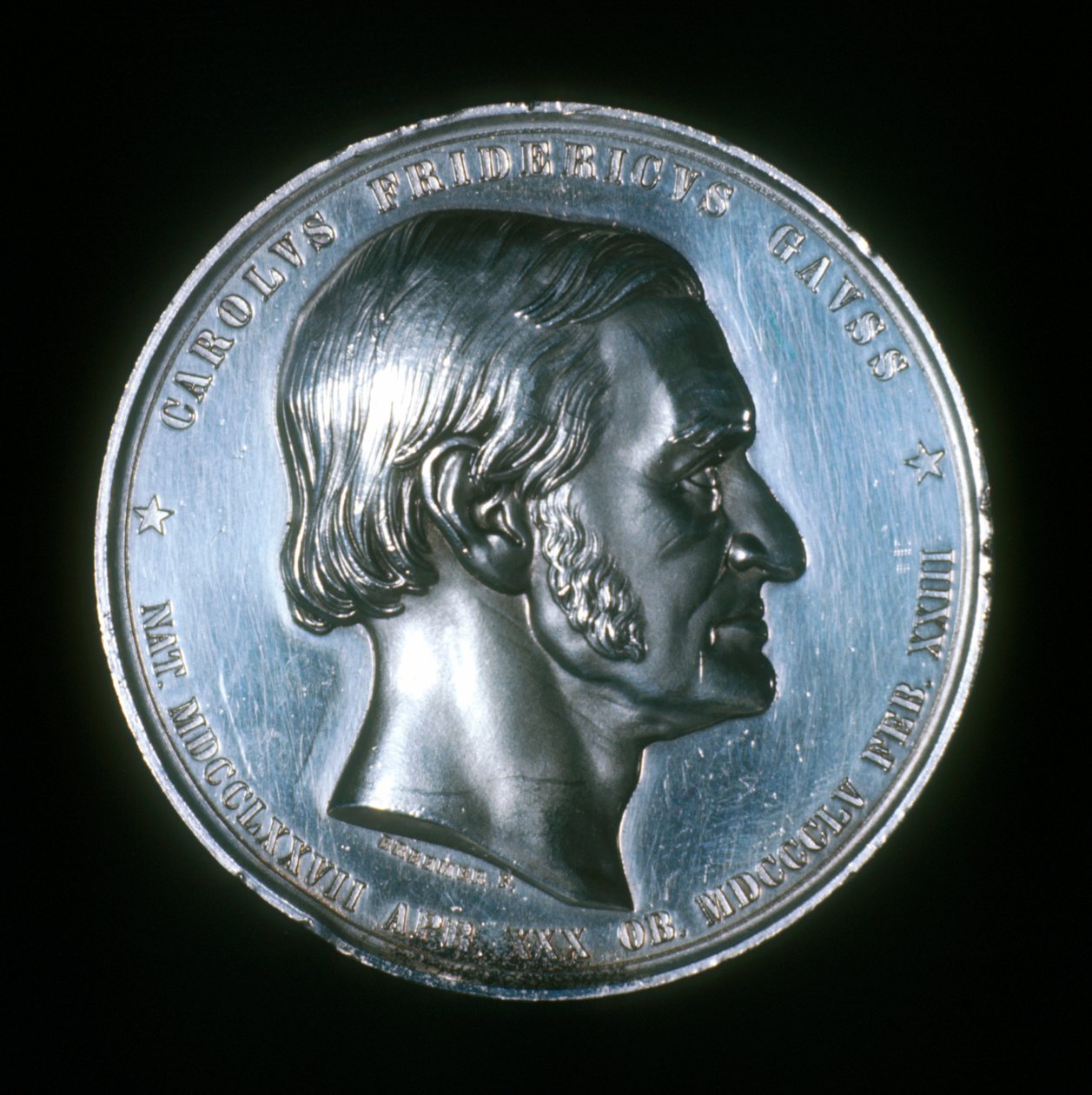 Carl Friedrich Gauss, tysk matematiker, astronom och fysiker av Unbekannt