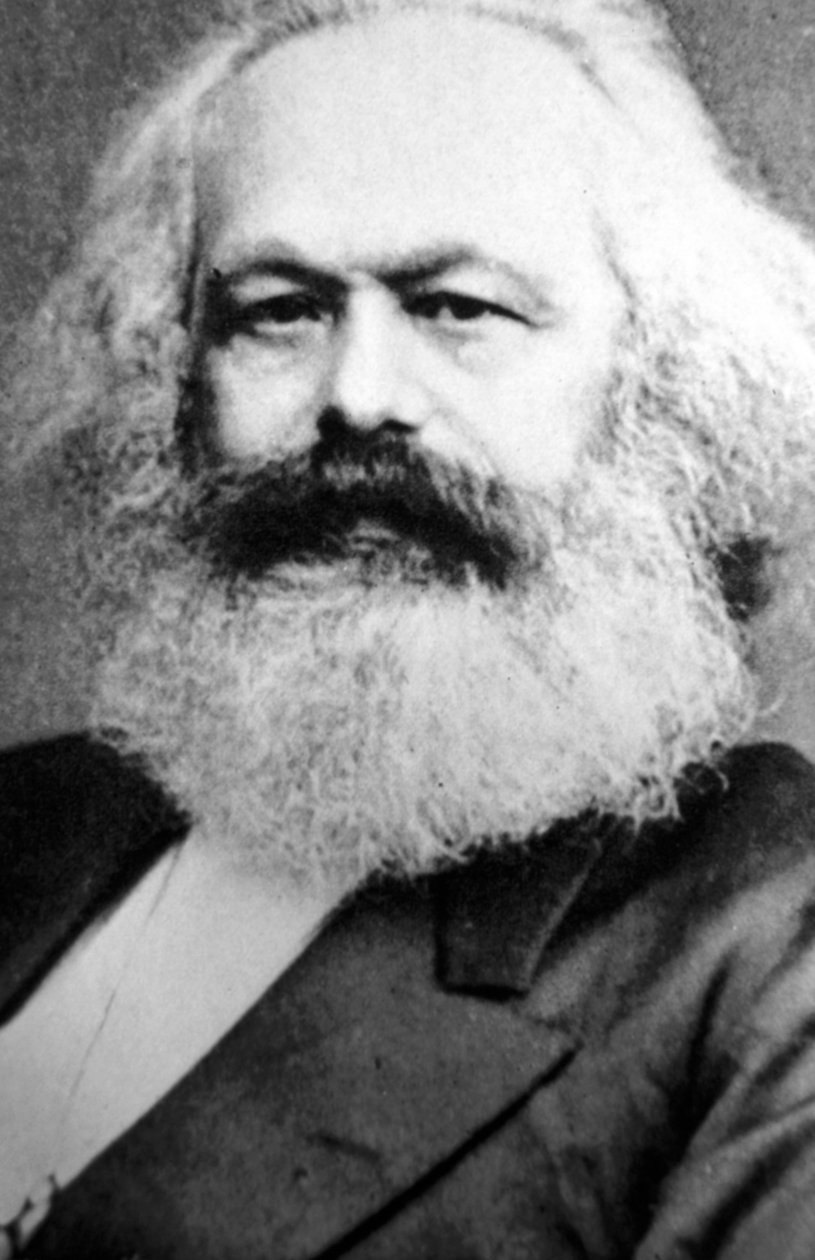 Karl Marx, tysk politisk, social och ekonomisk teoretiker, 1800-talet av Unbekannt