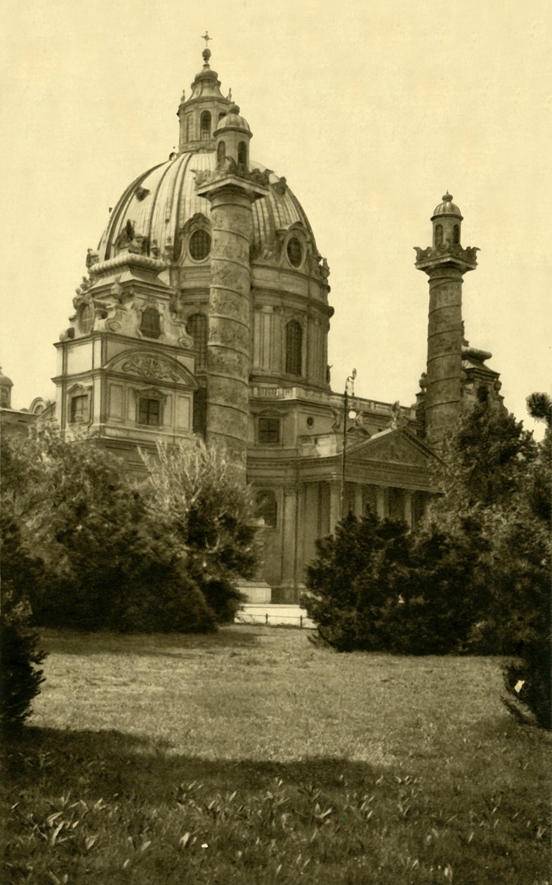 Karlskirche, Wien, Österrike, c1935. av Unbekannt