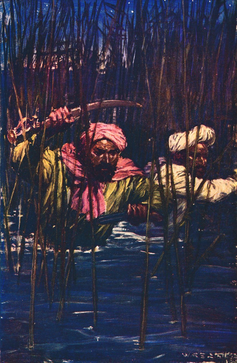 Kavanagh och Kunuji i träsket, 1857 c1912 av Unbekannt