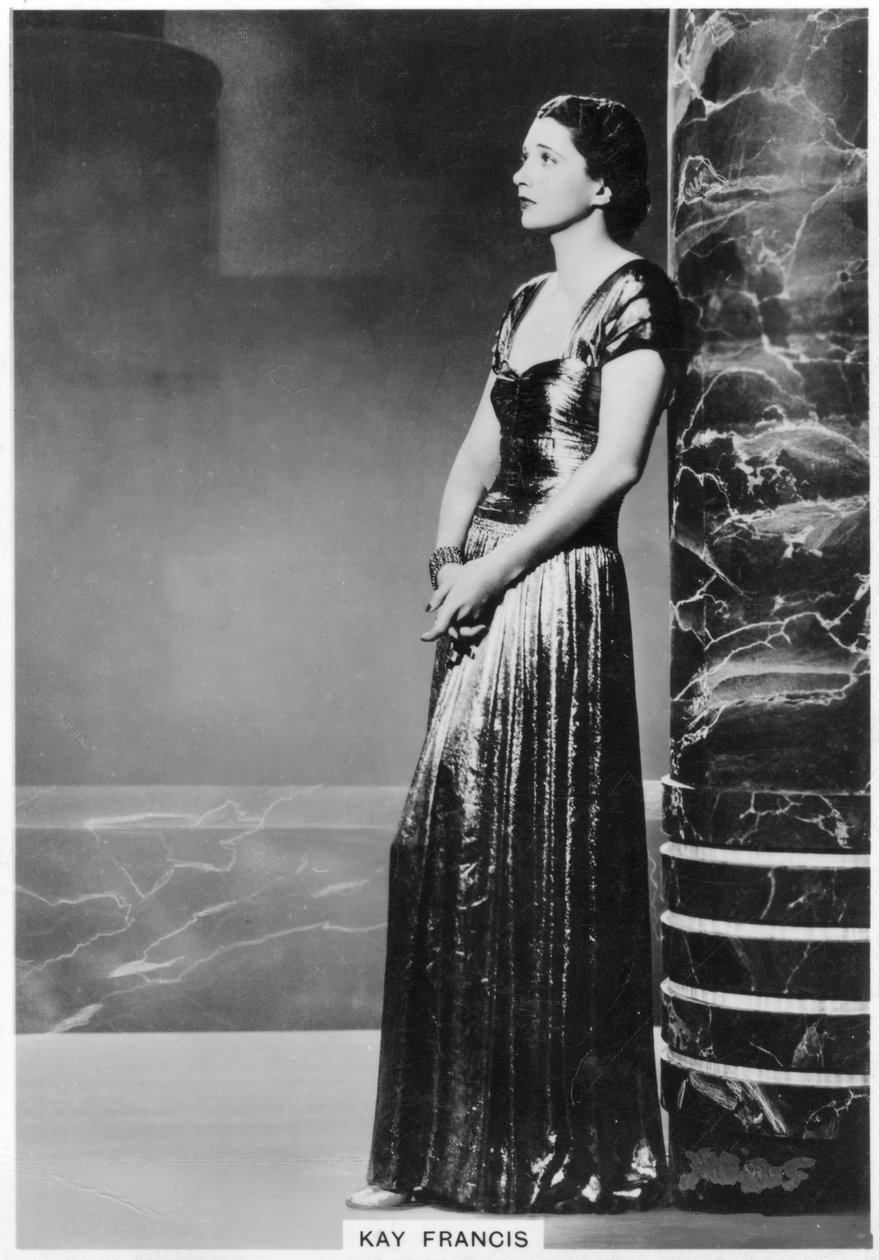 Kay Francis, amerikansk scen- och filmskådespelerska, 1938 av Unbekannt