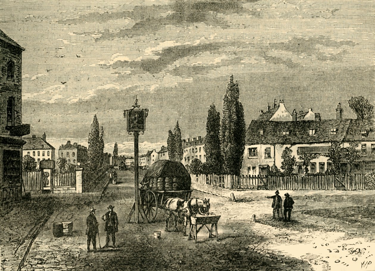 Kennington, från den gröna, 1780, c1878. av Unbekannt