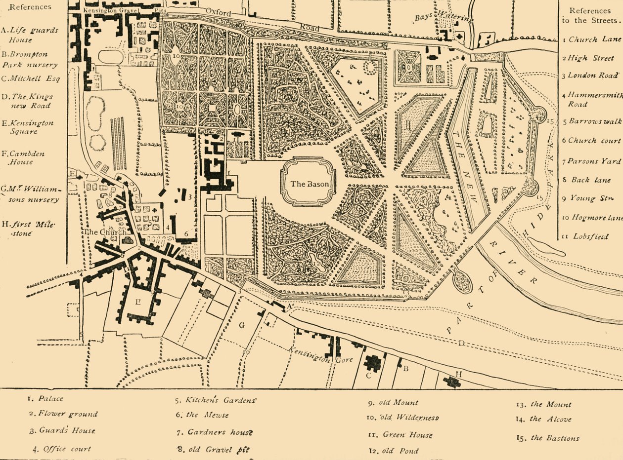 Kensington 1764, c1876. av Unbekannt