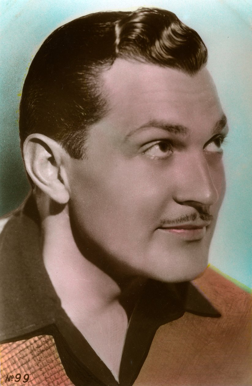 Kent Taylor 1906-1987, amerikansk skådespelare, ca 1930-talet av Unbekannt