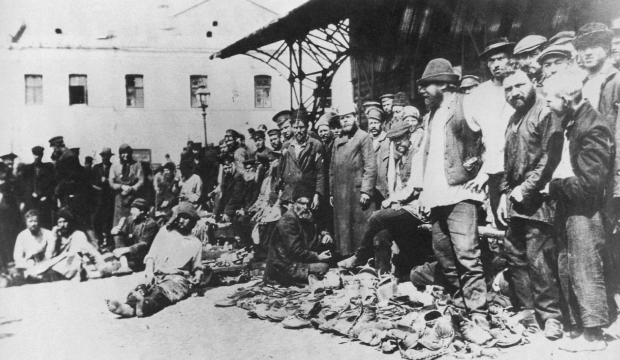 Khitrov marknadsplats, Moskva, Ryssland, 1900-talet av Unbekannt