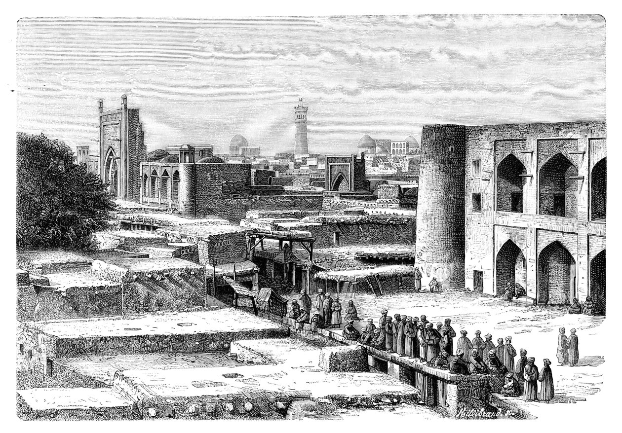Khiva, Uzbekistan, 1895 av Unbekannt