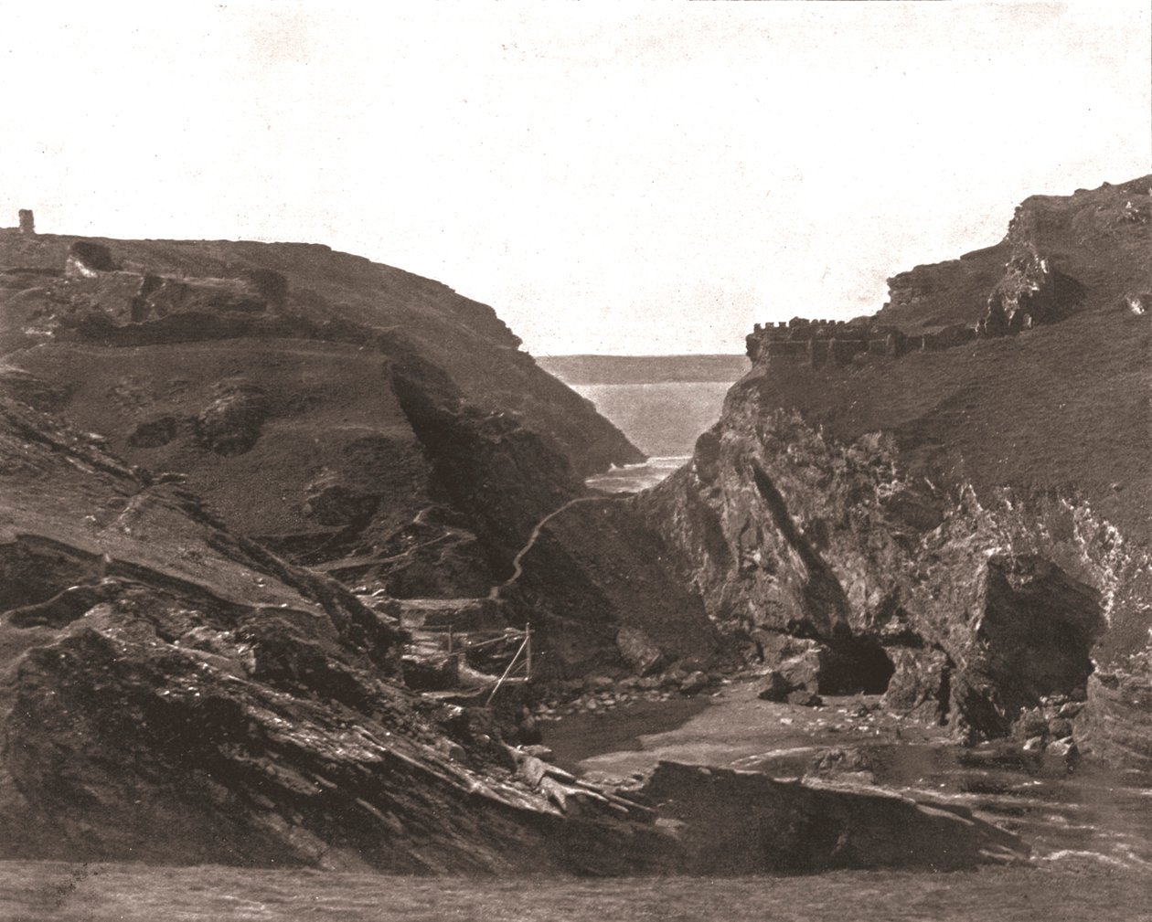 King Arthurs Castle, Tintagel, Cornwall, 1894. av Unbekannt
