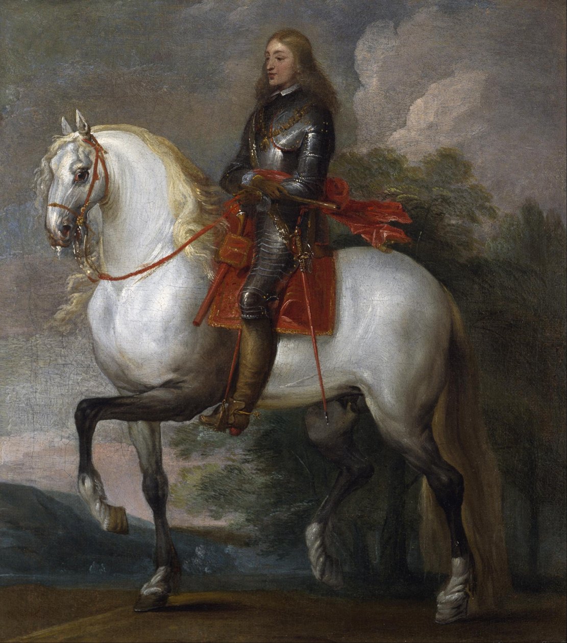 kung Carlos II av Spanien av Unbekannt