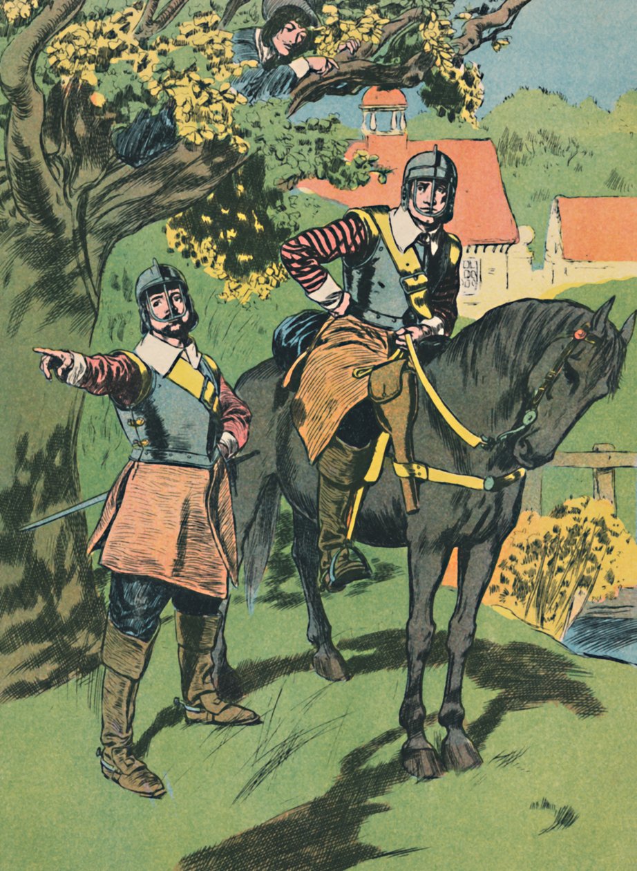 Kung Karl i eken, c1907 av Unbekannt