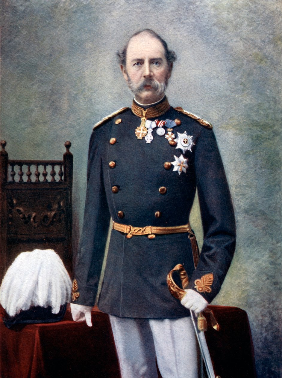 Kung Christian IX av Danmark, sent 1800-tidigt 1900-tal av Unbekannt