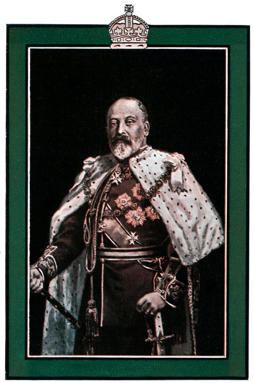 Kung Edward VII 1841-1910, 1902-1903 av Unbekannt