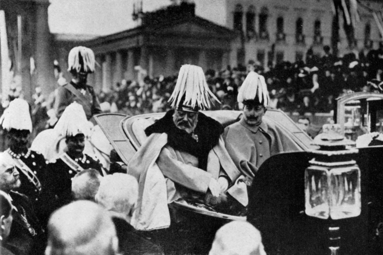 Kung Edward VII och Kaiser Wilhelm II i Berlin, februari 1909 1964 av Unbekannt