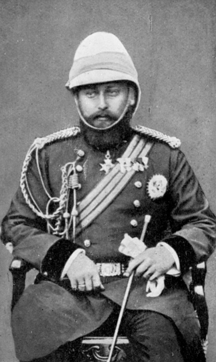 Kung Edward VII av Storbritannien i militäruniform, 1910 av Unbekannt