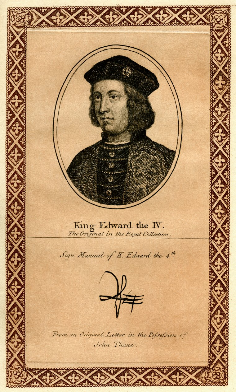 kung Edvard IV av England av Unbekannt