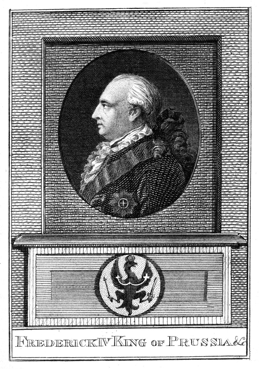 Kung Fredrik Vilhelm IV av Preussen 1795-1861, 1800-talet. av Unbekannt