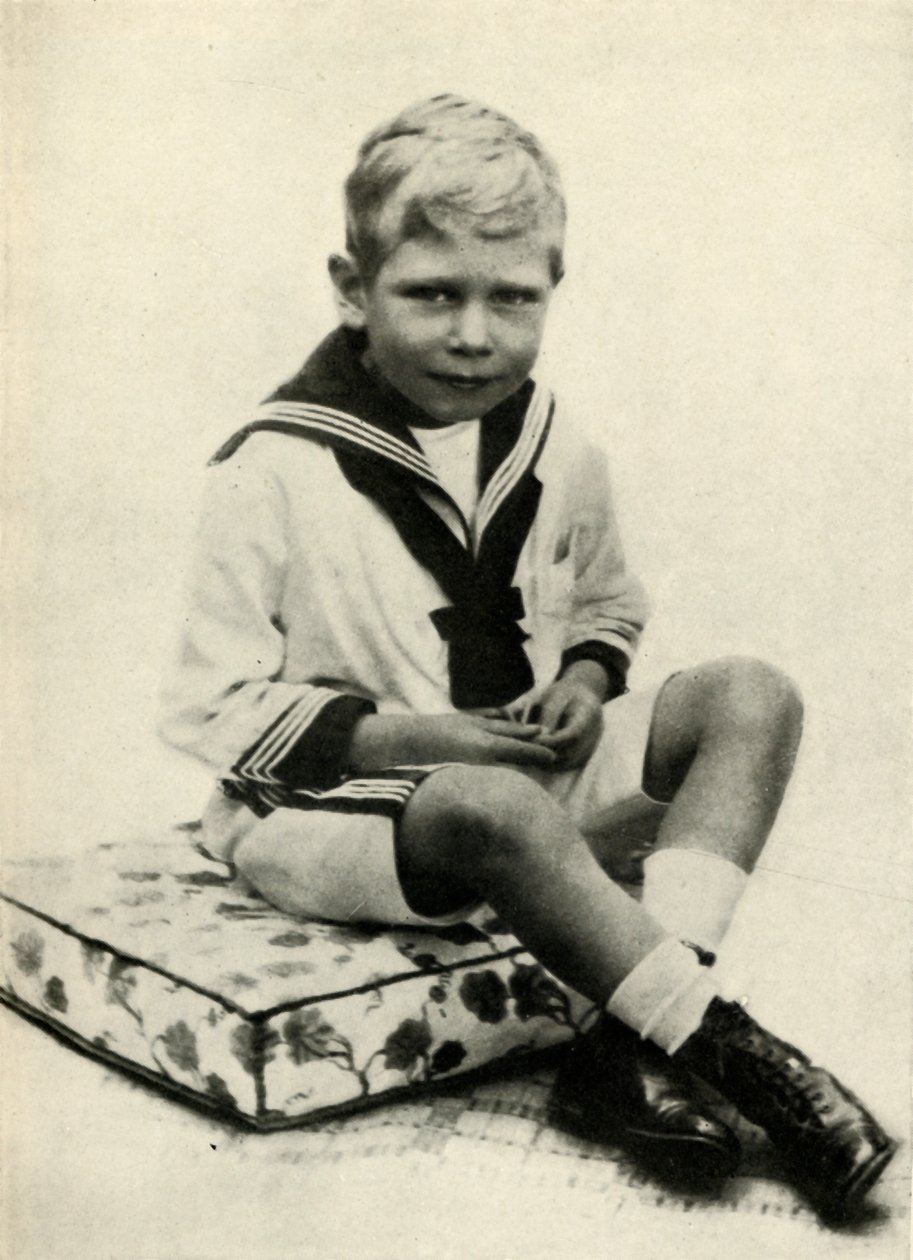 Kung George VI på semester i Osborne 1899, 1937. av Unbekannt