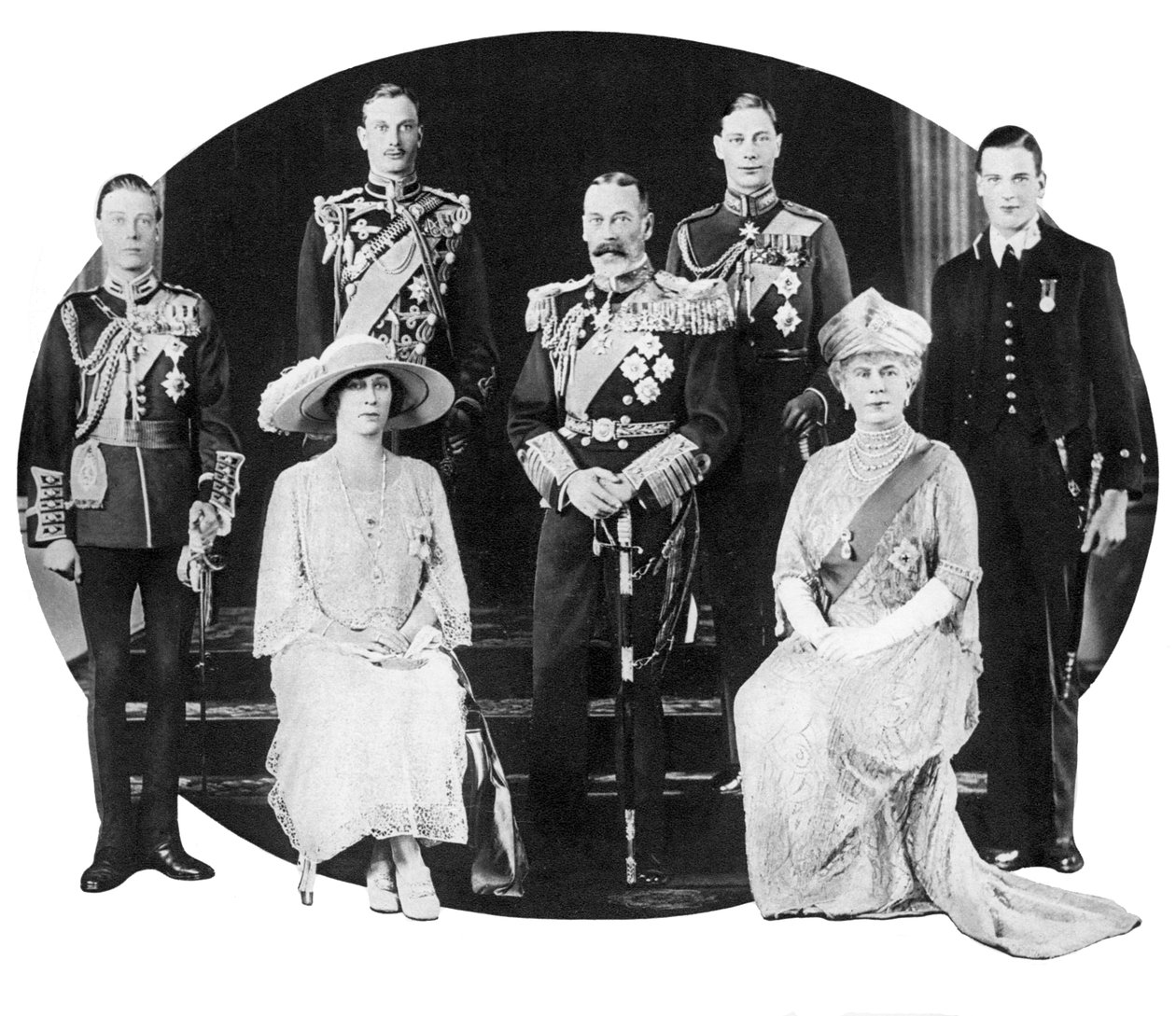 Kung George V och hans familj, c1930-talet av Unbekannt