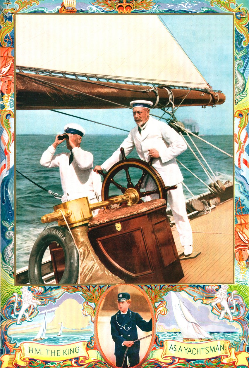 Kung George V som seglare, c1935 av Unbekannt