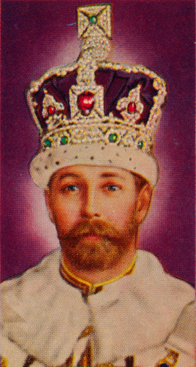 Kung George V vid sin kröning, 1911 1935 av Unbekannt