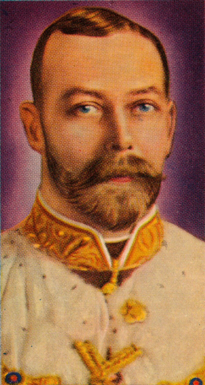 Kung George V vid sin första statsöppning av parlamentet, 1911 1935 av Unbekannt