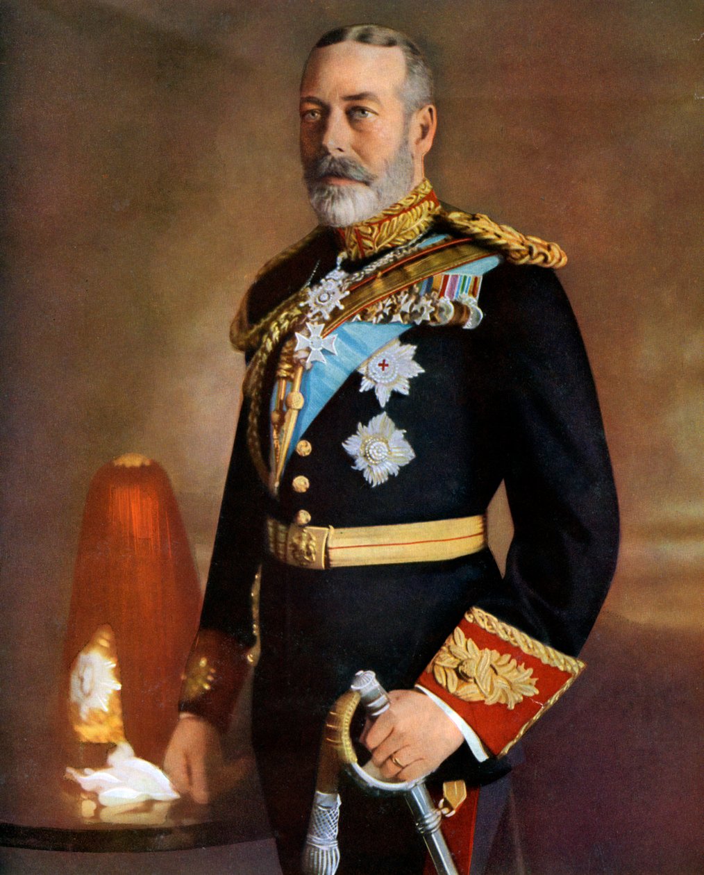 Kung George V, ca 1930-talet av Unbekannt